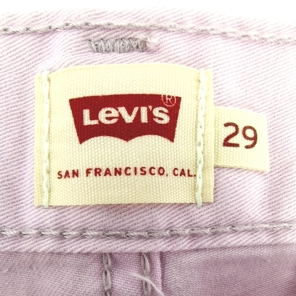 Levi's NWT Women's 29 Pink Cotton Classic Shorts - Picture 9 of 16